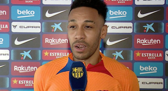 Barcellona, Aubameyang: Voglio vincere la Champions League, questo è un grande club