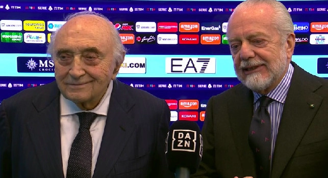 Ferlaino: Napoli da scudetto? Spero non ci siano fattori esterni. Rido quando leggo che 4 anni fa si &egrave; perso il tricolore a Firenze, la verit&agrave; &egrave; un'altra