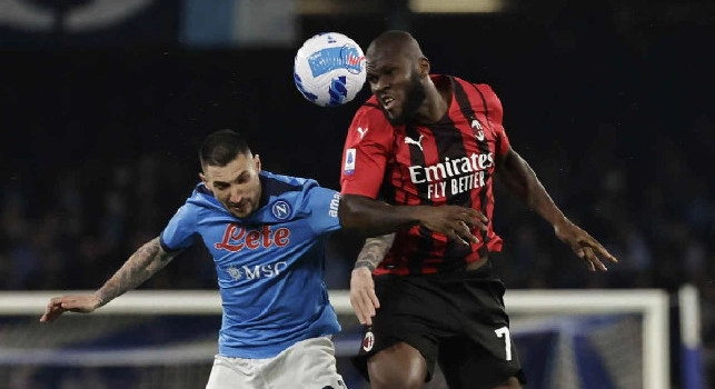 Napoli-Milan 0-1, le statistiche: non basta il possesso palla, gli azzurri tirano solo 2 volte verso la porta | GRAFICO