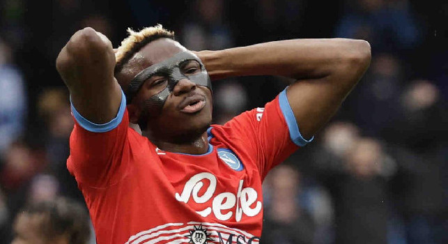 Infortunio Osimhen Napoli Fiorentina