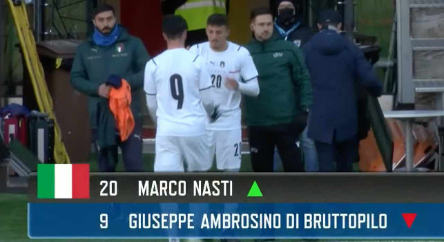 Ambrosino protagonista in Belgio-Italia 0-2: ottimo primo tempo, azzurri qualificati all'Europeo | VIDEO