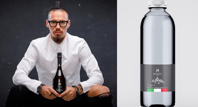L'acqua delle Dolomiti: Hamsik Aqua è il nuovo progetto di Marek | FOTO