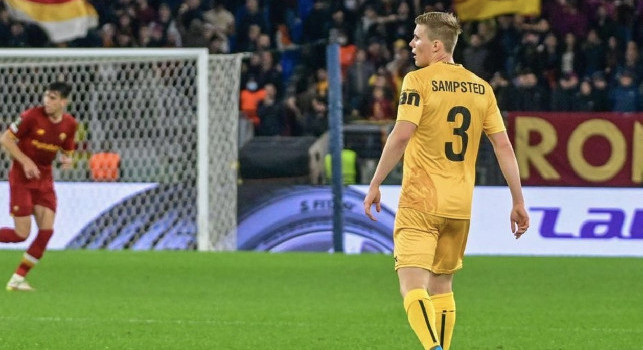 Bodo Glimt, Sampsted: Voglio battere la Roma, tifo Napoli! Sono stato allo stadio, la amo da quel giorno