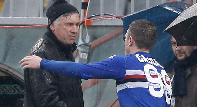 Cassano, bordata ad Ancelotti: Carletto, il c*** è finito! L'anno scorso hai vinto una finale con tre tiri in porta