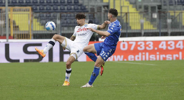 Empoli-Napoli, Malcuit distrutto nelle pagelle: Apre le porte alla rimonta Empoli: è fuori dal contesto