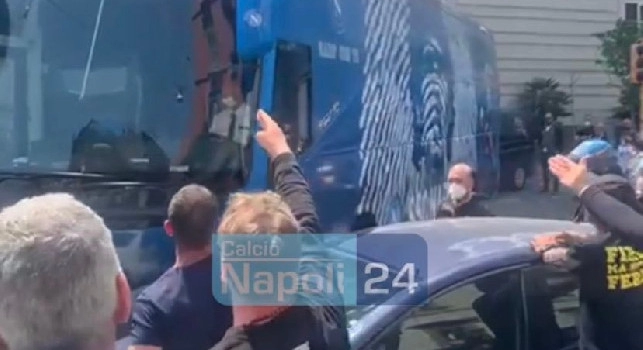 Ultras Napoli a Palazzo Caracciolo