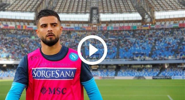 Insigne riscaldamento Napoli Genoa