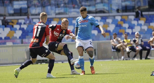 Di Lorenzo: Raggiunto traguardo Champions, ora non vediamo l'ora di sentire l'inno