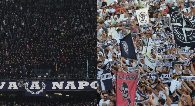 Spezia Napoli, scontri
