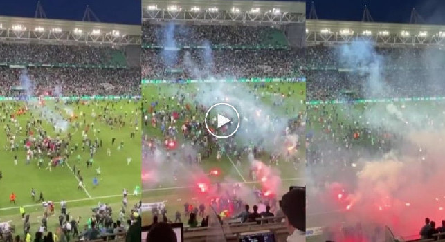 Shock Saint-Etienne, retrocede in Ligue 2 e i tifosi assaltano il campo! |VIDEO