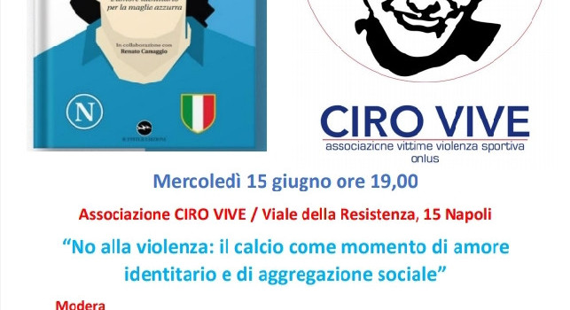 Associazione 'Ciro Vive', iniziativa anti-violenza mercoledì 15 giugno: i dettagli