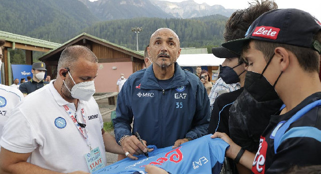 Spalletti tifosi Dimaro Dybala