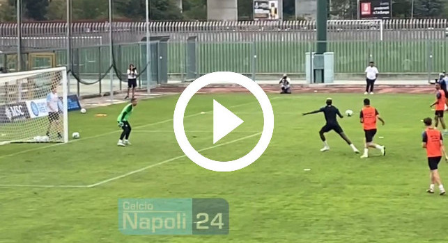 Partitella Napoli a Castel di Sangro, gli highlights: esordio per Kim e Osimhen scatenato | VIDEO