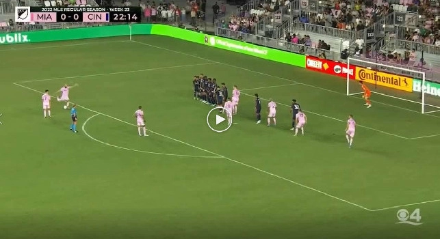 Higuain show in MLS, tripletta fantastica ed eurogol su punizione | VIDEO