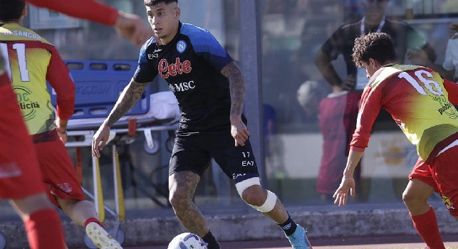 Napoli-Castel di Sangro 8-0, dalla paura per Juan Jesus alle sgroppate di Olivera: tutte le immagini della gara | FOTOGALLERY CN24