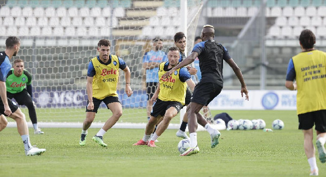 Napoli allenamento