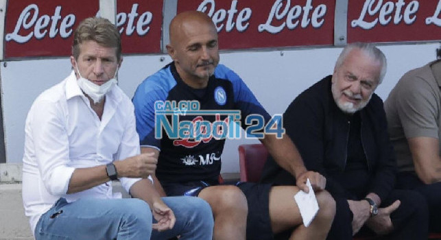 Napoli-Espanyol, c’è De Laurentiis! Segue la gara da una postazione inedita | VIDEO CN24