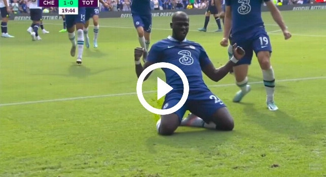 Chelsea-Tottenham, &egrave; subito Koulibaly: trova un super gol di destro | VIDEO