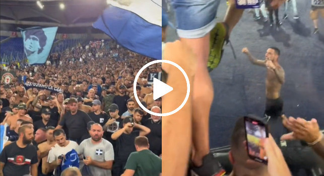 Settore ospiti Lazio-Napoli