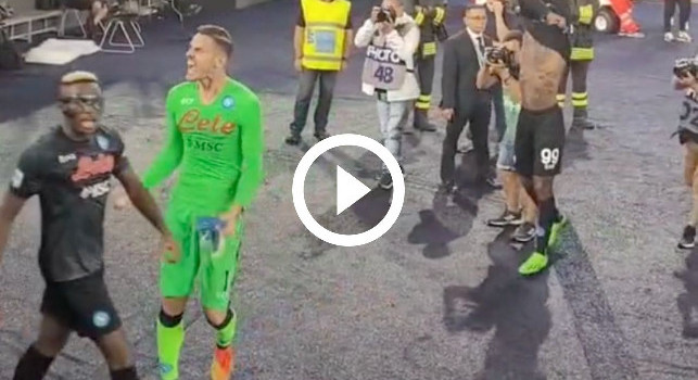 Spunta un Meret 'inedito': che carica sotto il Settore Ospiti dei