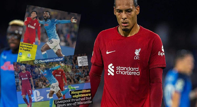 Liverpool umiliato sui giornali inglesi: Sgangherato e cencioso, imbarazzante a Napoli