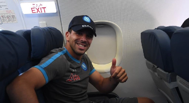 Simeone in aereo