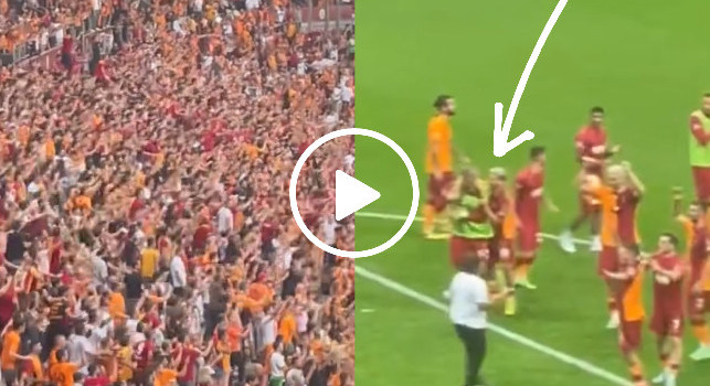 Galatasaray primo in classifica, Mertens festeggia così | VIDEO