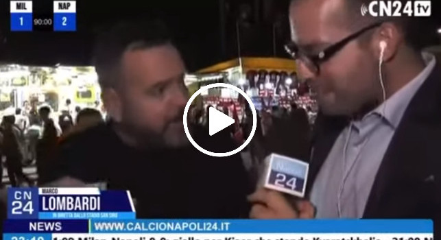 Giornalista di CalcioNapoli24 aggredito a Milano