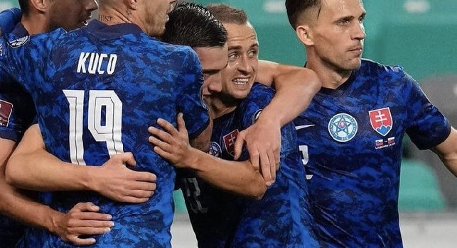 Lobotka, formazioni ufficiali Slovacchia-Azerbaigian