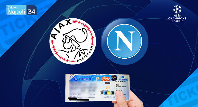 Ajax-Napoli guest sector tickets, the blue club: We asked Ajax for tickets in electronic format but they told us that it is not possible
