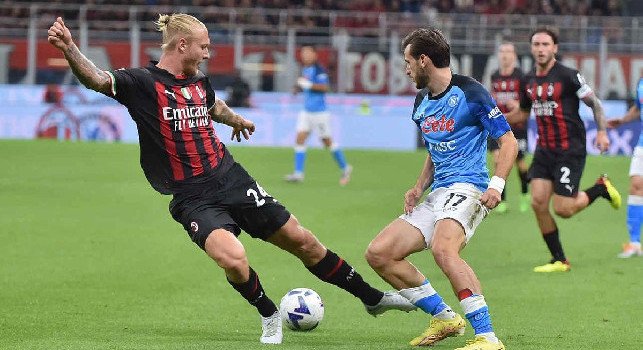 Verso Napoli-Milan, Pioli ritorna alla difesa a quattro: c'è un ballottaggio