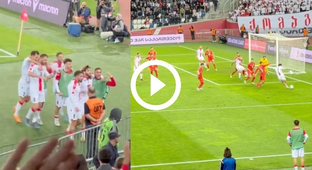 Nations League, Kvaratskhelia immarcabile: trascina la Georgia al vantaggio con un dribbling ubriacante | VIDEO