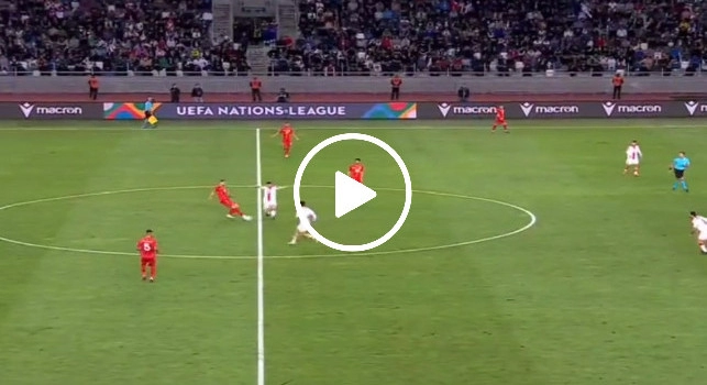Georgia-Macedonia del Nord 2-0: raddoppio di Kvaratskhelia, imprendibile! | VIDEO
