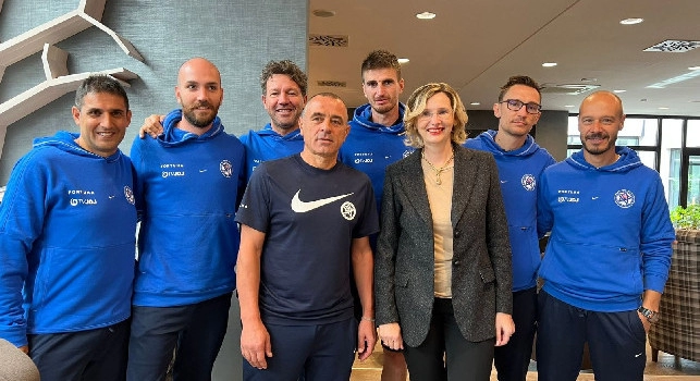 Slovacchia, il CT Calzona e lo staff incontrano l’Ambasciatrice Flumiani | FOTO