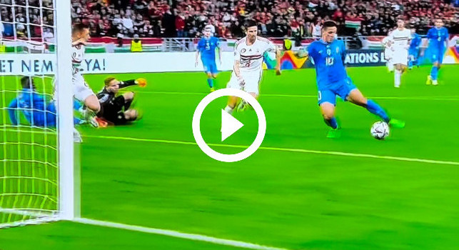 Ungheria-Italia 0-1: la sblocca Raspadori, che freddezza! | VIDEO
