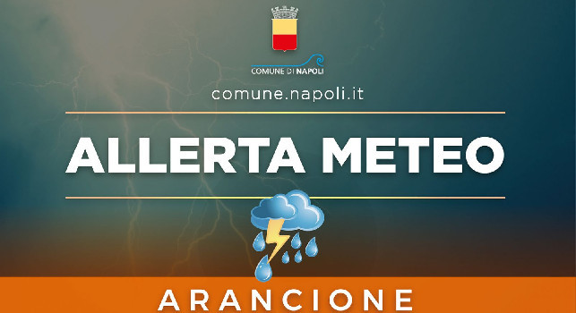 UFFICIALE - Campania, da stasera scatta l’allerta meteo: sono attesi forti temporali