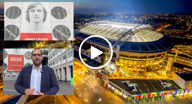 Ajax-Napoli, la Johan Crujiff Arena si prepara al match di Champions: novità allo store dei Lancieri | VIDEO CN24