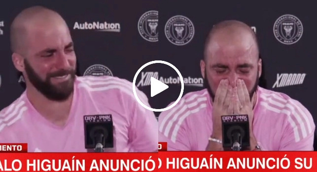 Higuain in lacrime annuncia l'addio al calcio: Ringrazio a chi ha creduto in me | VIDEO