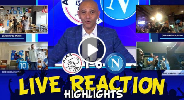 Live reaction Ajax-Napoli 1-6: rivivi gli highlights! | VIDEO CN24