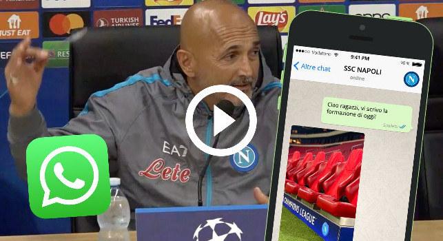 Siparietto in conferenza, Spalletti show: Gruppo Whatsapp e risolviamo il problema! | VIDEO