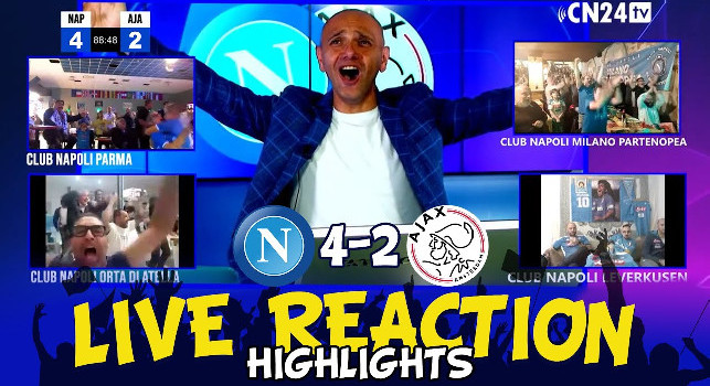 Live Reaction Napoli Ajax