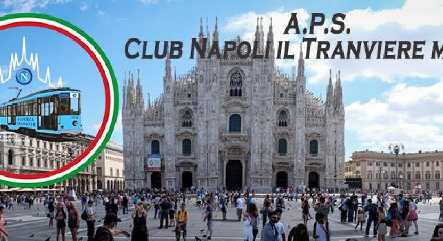Club Napoli il Tranviere premiato a Milano per le attività nel sociale
