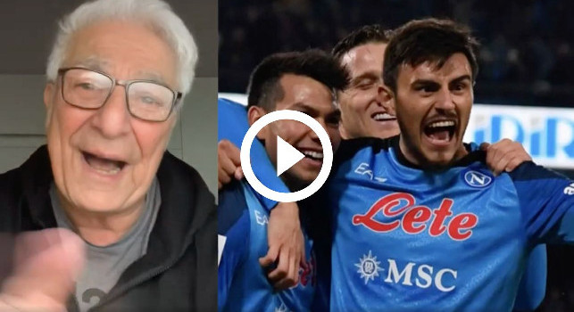 Nonno Interista: Come si fa a non tifare questo Napoli? Sono alieni! Se vincete lo scudetto vengo a festeggiare | VIDEO