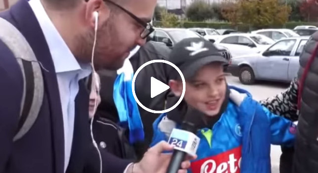 Baby tifoso della Juve convertito al Maradona, la sua risposta finale spiazza tutti! | VIDEO CN24