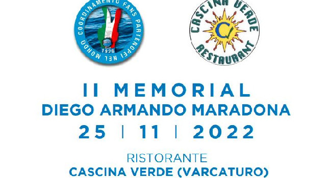 II Memorial Diego Armando Maradona, appuntamento venerdì alla Cascina Verde