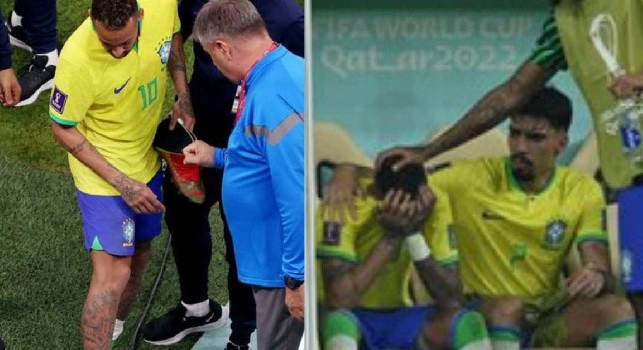 Infortunio Neymar Brasile