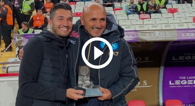 Antalyaspor-Napoli, sorpresa per Spalletti: arriva il premio da Nuri Sahin | VIDEO CN24