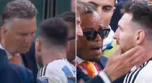 Messi e Van Gaal faccia a faccia dopo i rigori, l'argentino: Nessuno manchi di rispetto a me e ai miei compagni