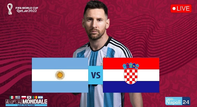 DIRETTA VIDEO - Napoli Mondiale: Argentina-Croazia LIVE, segui con noi l'albiceleste!