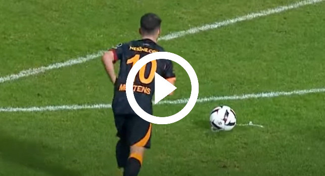 Galatasaray-Istanbulspor 2-1, assist al bacio di Dries Mertens | VIDEO